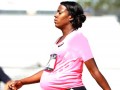 :: زن باردار ۸ ماهه در مسابقات دو و میدانی! + عکس