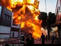 انفجار مهیب در قزوین/حضور تمام مسئولان قزوین در محل آتش‌سوزی/‌سوختگی نیمه شدید دو آتش‌نشان